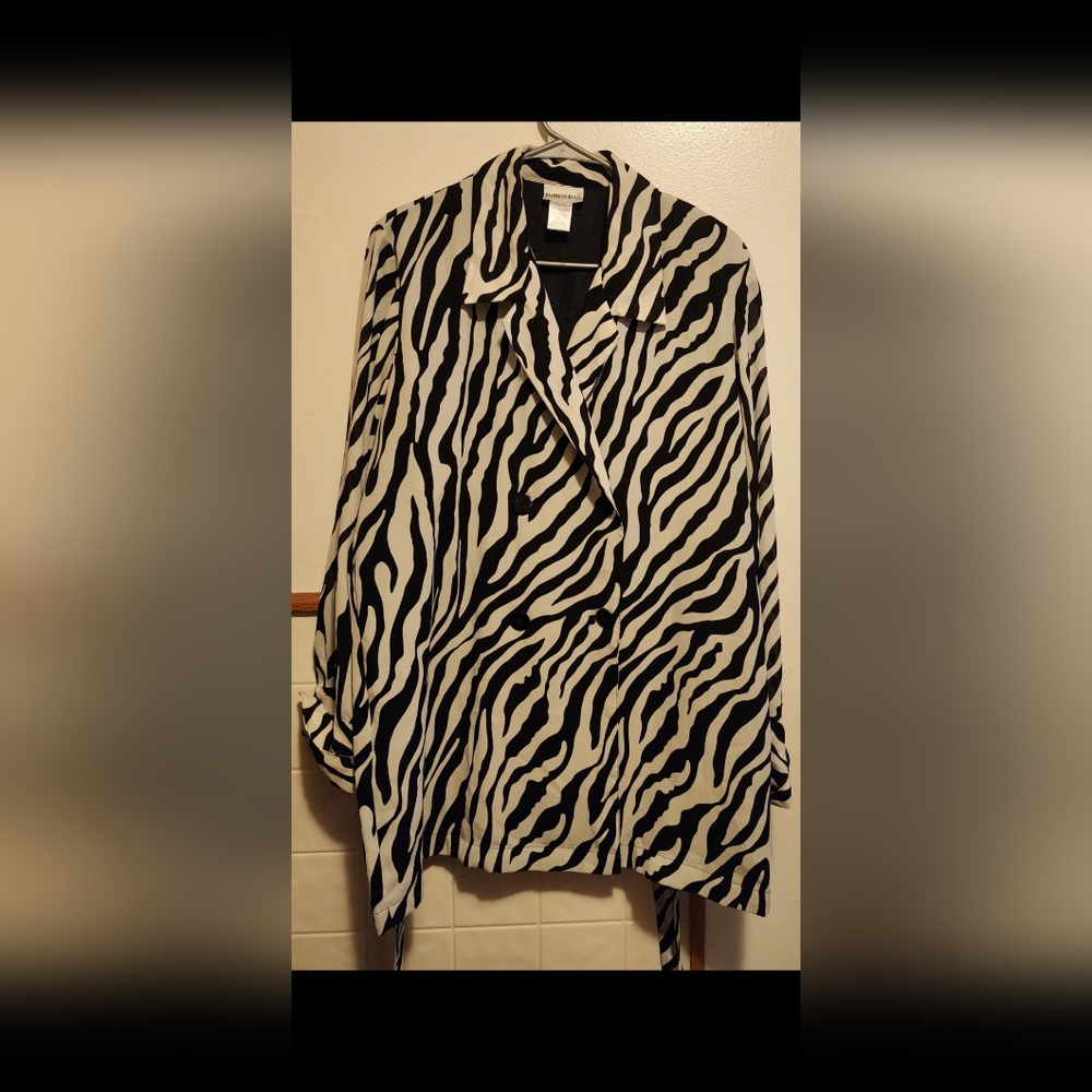 *Zebra Striped Top